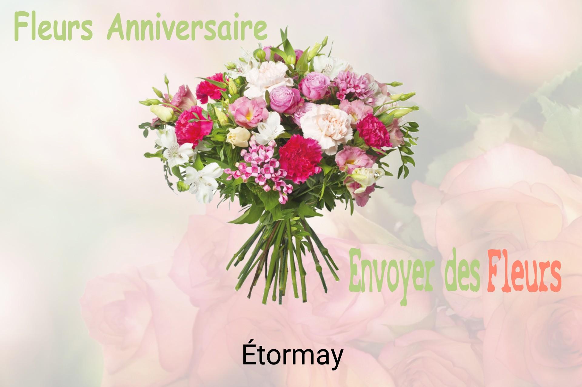 Bouquet de fleurs d’anniversaire livré à Étormay